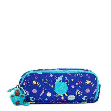 Kipling Gitroy Printed Pencil Case Bags Galaxy Gimmicks | AU 1909DF